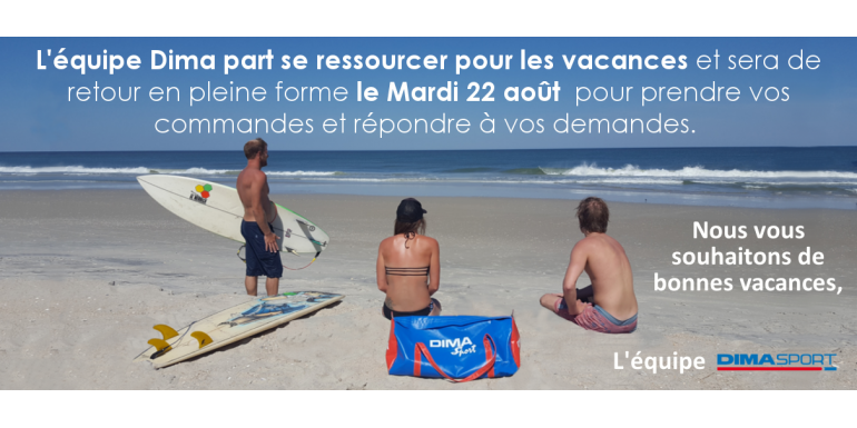 Fermeture d'été - Reprise le Mardi 22 Août