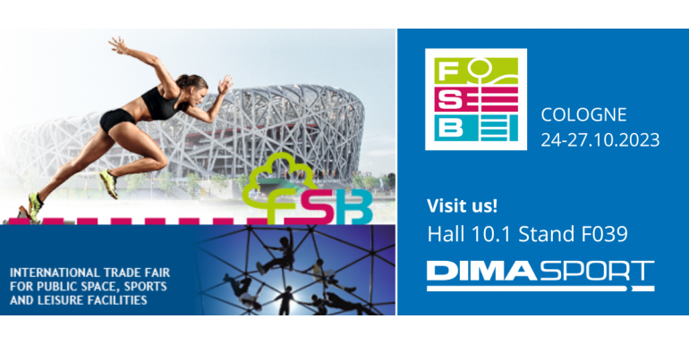 DIMASPORT at FSB, Cologne, from October 24 to 27, 2023