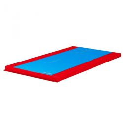 GYMNASTIC END ASSEMBLING MATS WITH RED EDGING
