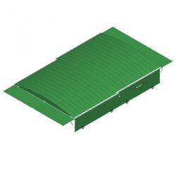 SHED FOR REVERSIBLE POLE-VAULT LANDING SYSTEM FOR 7.00 X 5.00 M MAT