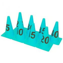 NUMBERED CONES HEIGHT 30CM SET OF 8