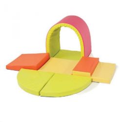 TUNNEL OBSTACLE COURSE 6 FOAM MODULES FOR 6-18 MONTHS CHILDRENS