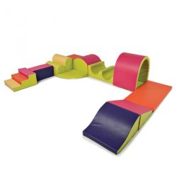 MEGA CLIMB OBSTACLE COURSE 12 FOAM MODULES FOR 2-3 YEARS CHILDRENS