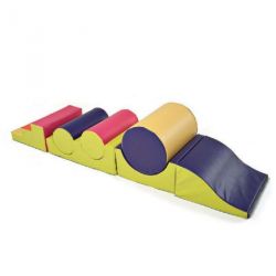 ROLLING ROAD OBSTACLE COURSE 7 FOAM MODULES FOR 2-3 YEARS CHILDRENS