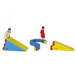 UP AND DOWN OBSTACLE COURSE 5 FOAM MODULES FOR 3-6 YEARS OLD CHILDRENS