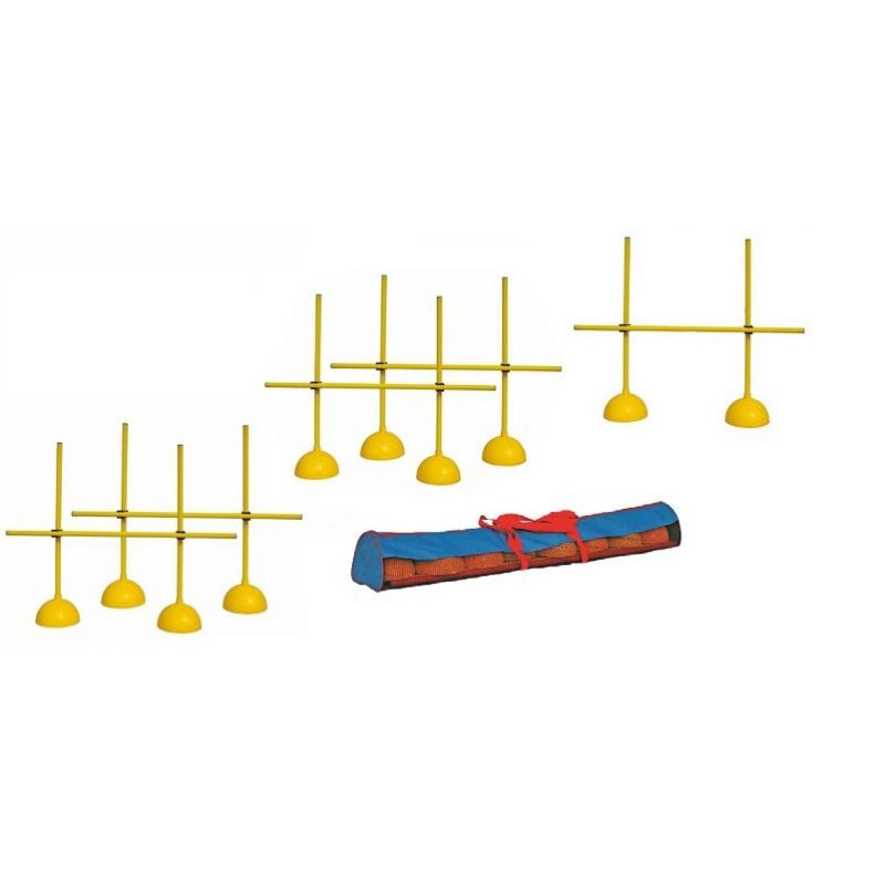 MULTI-FUNCTION HURDLES<br />WITH BASE TO BE FILLED<br />SET OF 5
