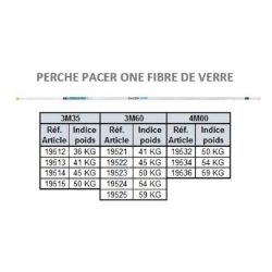 FIBERGLASS PACER ONE POLE FROM 3M35 TO 4M