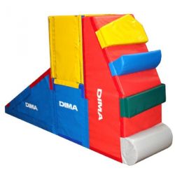 MINI GYM KID - 5 MODULES FOAM OBSTACLE COURSE FOR 3-12 YEARS OLD CHILDRENS