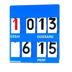 REPLACEMENT DIGIT BLOCK FOR PERFORMANCE INDICATOR 19 X 33.5 CM
