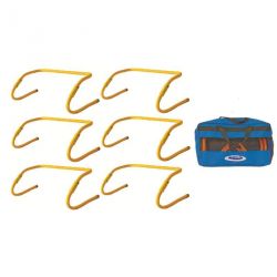HAIES DE VELOCITE PLIABLES DOUBLE HAUTEUR 30 ET 50 CM LE LOT DE 6