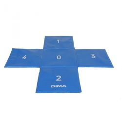 TAPIS PLIABLE EN FORME DE CROIX 150 X 150 X 1.5CM