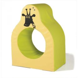 TUNNEL GIRAFE EN MOUSSE DIMAKID60 X 36 X 80 CM