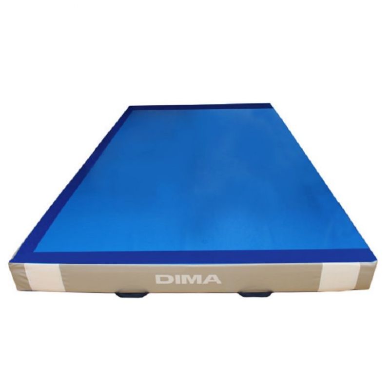 TAPIS BI DENSITE POUR COMPETITION - 400x200x20 CM - VELCRO 3 COTES + BAVETTE