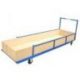 CHARIOT HAIES SCOLAIRE EPS <br />AVEC COFFRE POUR RANGEMENT MATERIEL