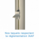 POTEAUX HAUTEUR ALUMINIUM <br />GRAND CHAMPIONNAT <br />A MANIVELLE - LA PAIRE