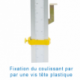 POTEAUX HAUTEUR ALUMINIUM <br />TELESCOPIQUES ELITE <br />LA PAIRE