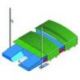 GARAGE POUR SAUTOIR PERCHE MEETING <br />POUR SAUTOIR DE 7.00 X 5.00 M