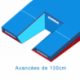 MATELAS PERCHE CLUB DIMASPORT <br />6.30 X 5.00 X 0.80/0.50 M