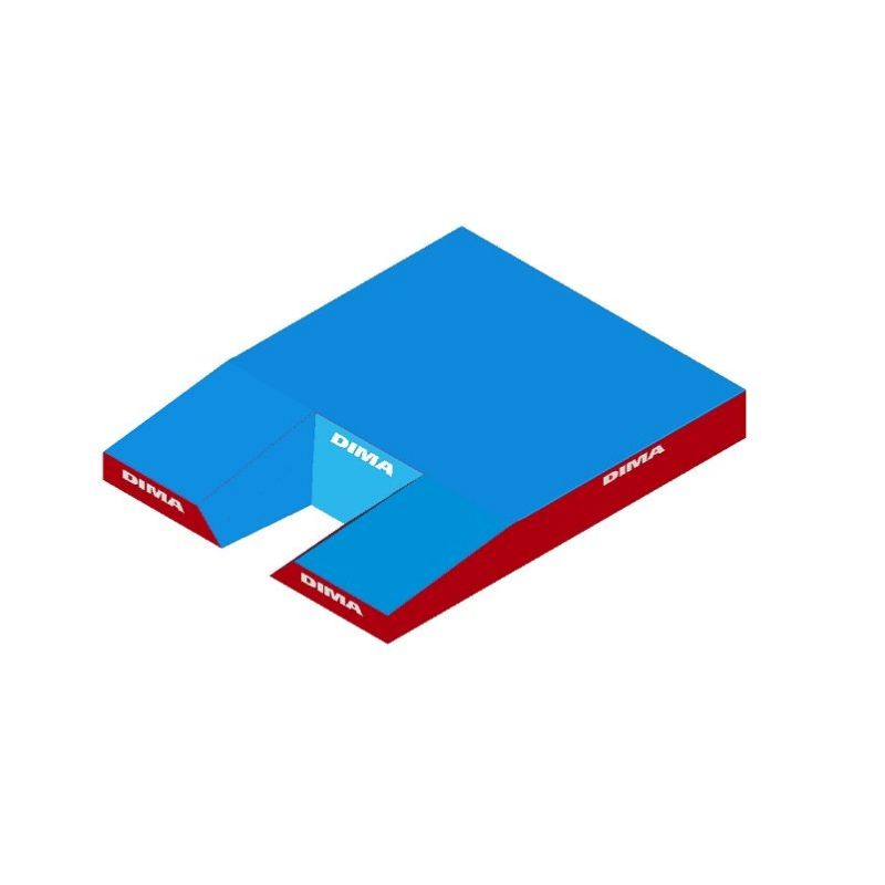 MATELAS PERCHE CLUB DIMASPORT <br />6.30 X 5.00 X 0.80/0.50 M