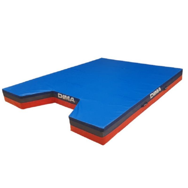 MATELAS DE CHUTE NAGE-KOMI <br />AVEC ENCOCHE TRAPEZOIDALE<br />240 X 200 X 20 CM