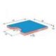 MATELAS DE CHUTE NAGE-KOMI <br />AVEC ENCOCHE TRAPEZOIDALE<br />240 X 200 X 20 CM