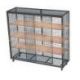 GRANDE ARMOIRE DE RANGEMENT MATERIEL MOBILE<br />201 X 65 X 188 CM<br />2 PORTES COULISSANTES