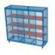 GRANDE ARMOIRE DE RANGEMENT MATERIEL MOBILE<br />201 X 65 X 188 CM<br />2 PORTES COULISSANTES