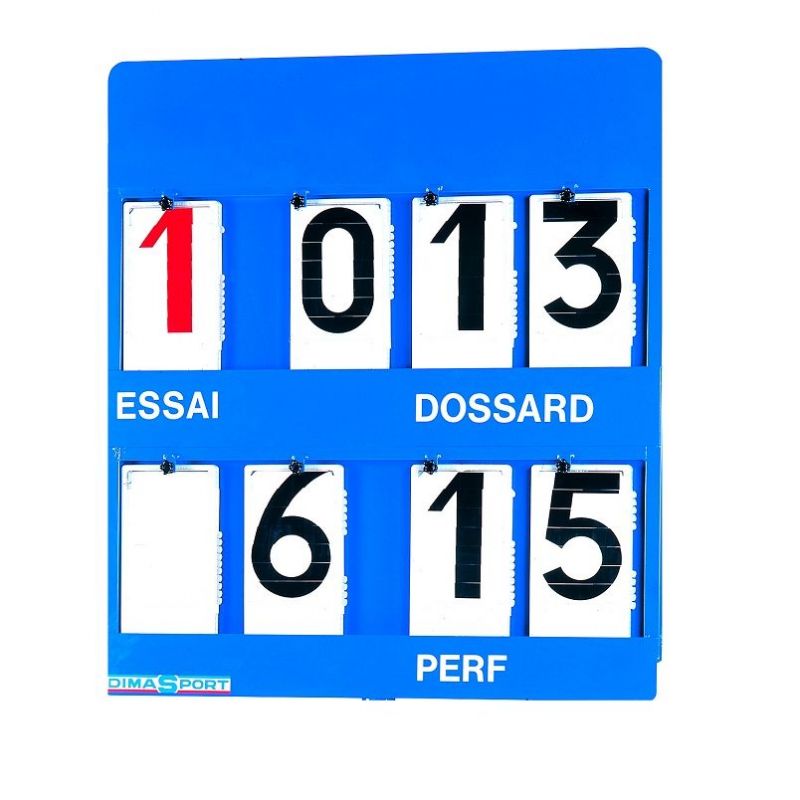 BLOC CHIFFRE DE REMPLACEMENT<br />POUR PANNEAU D'AFFICHAGE<br />19 X 33.5 CM