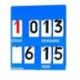 BLOC CHIFFRE DE REMPLACEMENT<br />POUR PANNEAU D'AFFICHAGE<br />19 X 33.5 CM