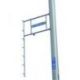 MULTI-POSITIONAL BRACKET <br />FOR COMPETITION POLE-VAULT UPRIGHTS