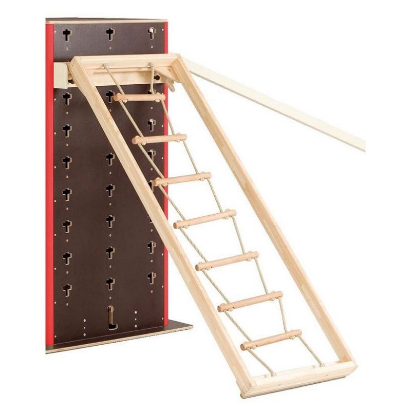 ECHELLE EN CORDE<br />BOXES PARKOUR / MURS MULTI-FONCTIONNELS<br />ENTRAINEMENT POLYVALENT