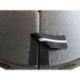 MATELAS DE CIRQUE NOIR <br />ROND POUR MAT CHINOIS