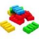 BRIQUES ET DESSUS DE BRIQUES MULTI-JEUX<br />LOT DE 12