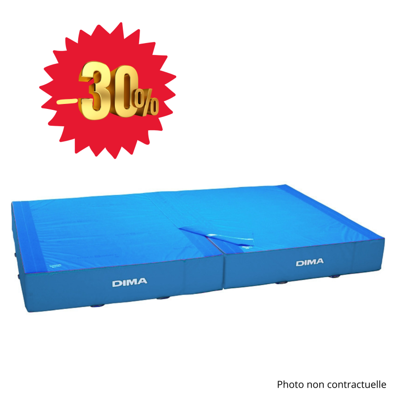 BON PLAN - MATELAS DE RECEPTION POUR PANS ET BLOCS D'ESCALADE VELCRO 250X200X30CM