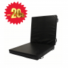 BON PLAN - MATELAS DE RECEPTION REPLIABLE EN 2 NOIR - 200X100X10CM