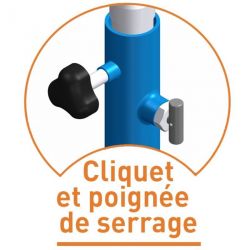 BARRES MIXTES DE GYMNASTIQUE SCOLAIRE A POSER AVEC ROULEMENTS ET MATELAS INTEGRE