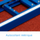 POLE-VAULT RAIL WITH SLIDING CART <br />TO BE FIXED OR EMBEDDED <br />PER LINEAR METER