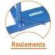 BARRES ASYMETRIQUES A POSER<br />AVEC ROULEMENTS ET MATELAS INTEGRE