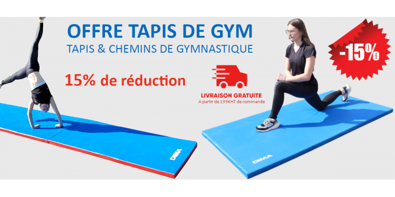 OFFRE EXCEPTIONNELLE TAPIS DE GYM