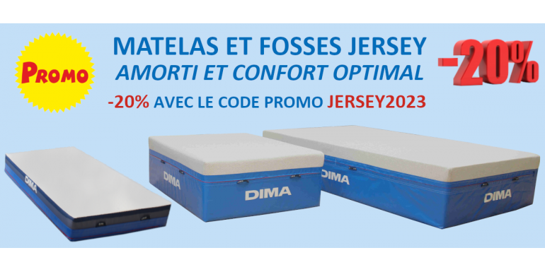 MATELAS DE GYM JERSEY AVEC AMORTI OPTIMAL