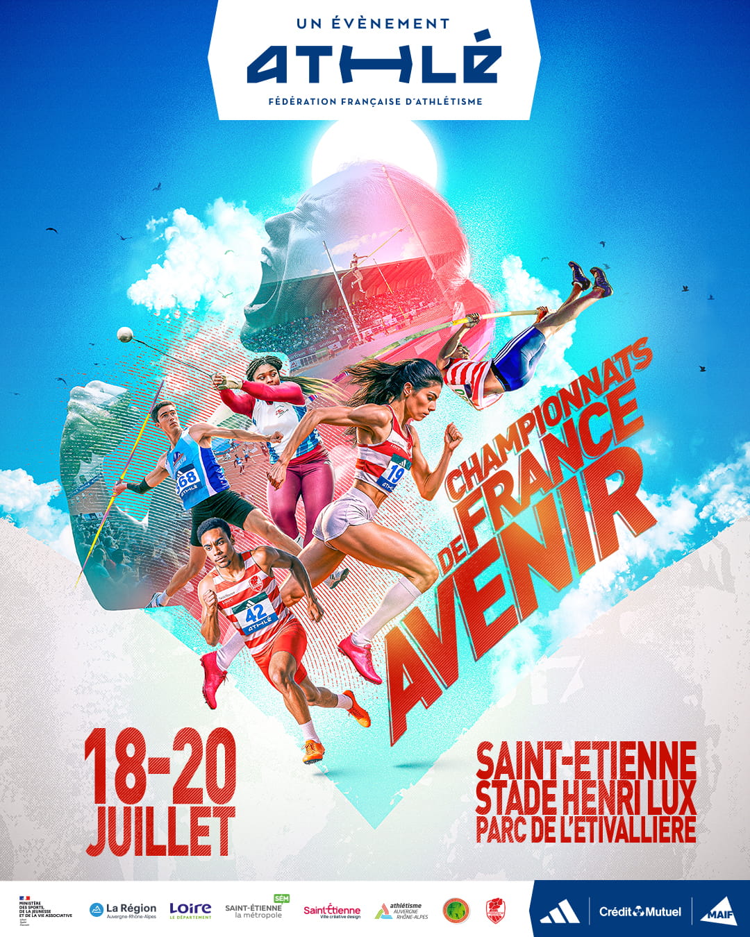 Affiche Championnats de France Avenir 2025