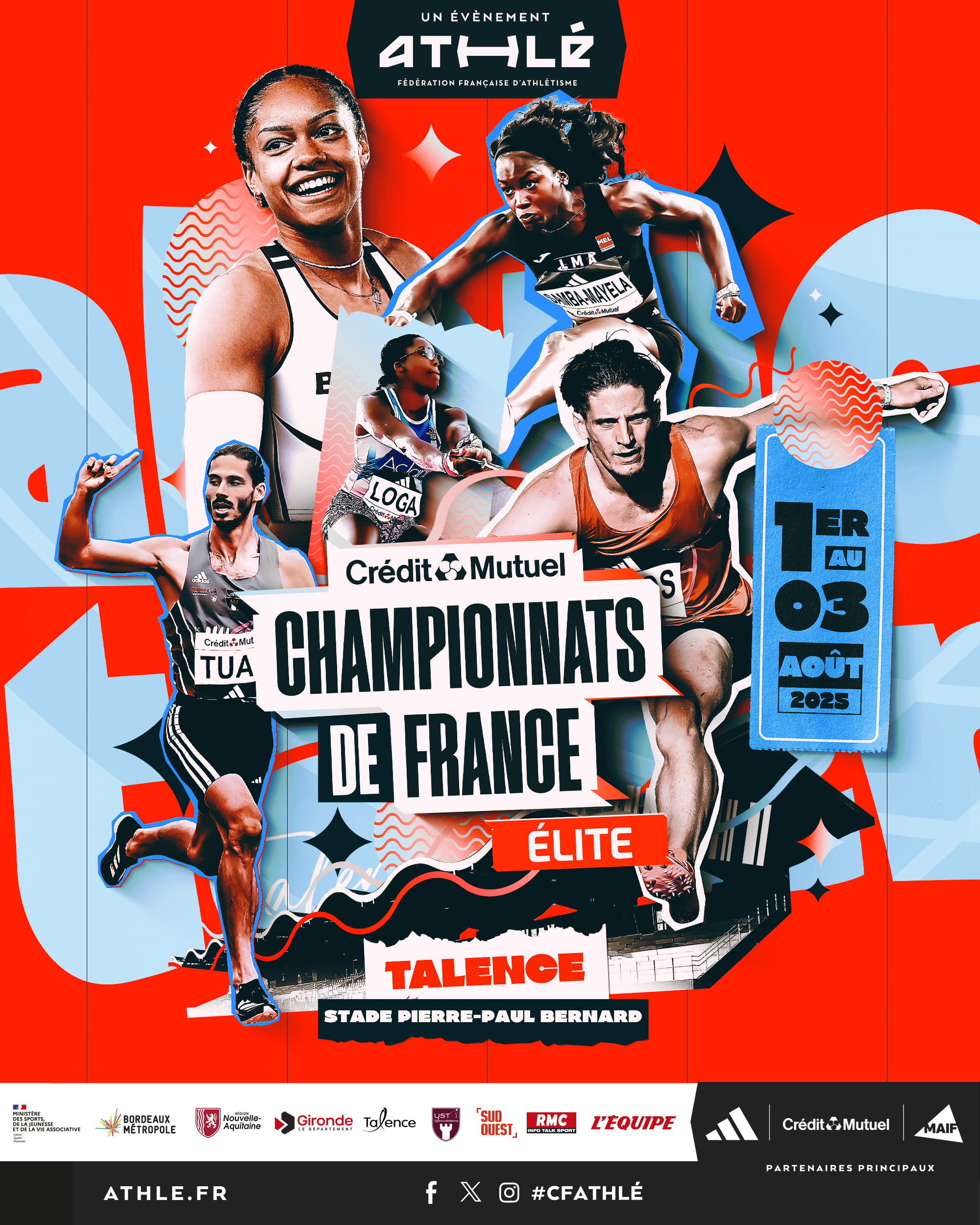 Affiche Championnat de France Talence 2025